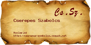 Cserepes Szabolcs névjegykártya